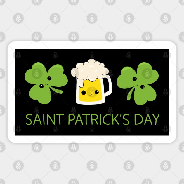 St Patricks day Magnet by valentinahramov